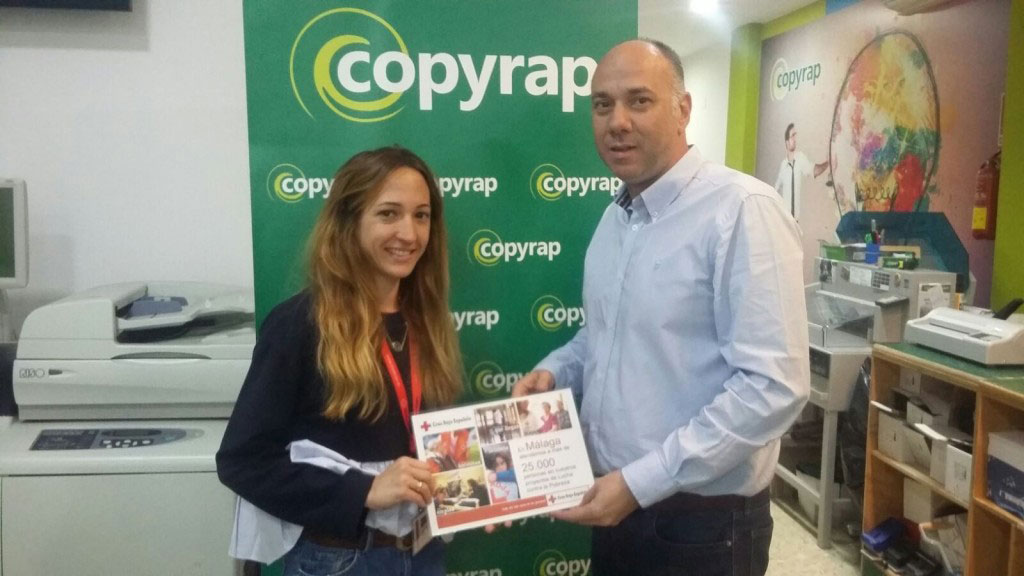 Copyrap celebró el Día De La Banderita con Cruz Roja Málaga